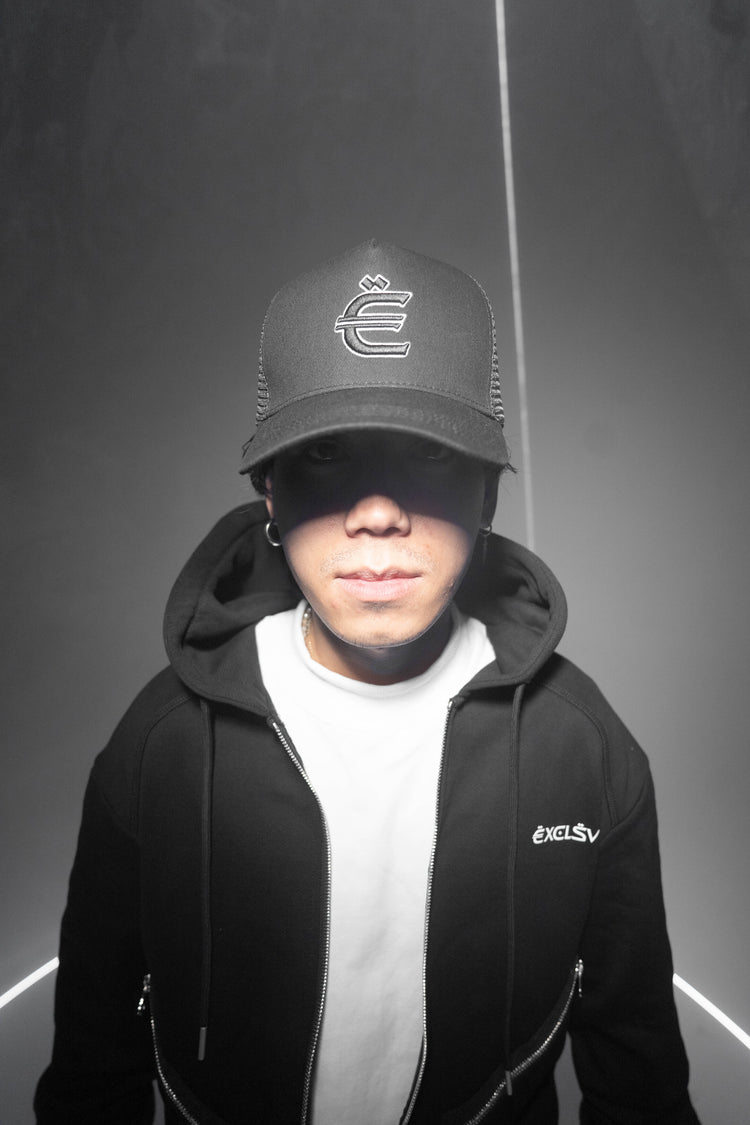 Black Logo Cap - EXCLSV