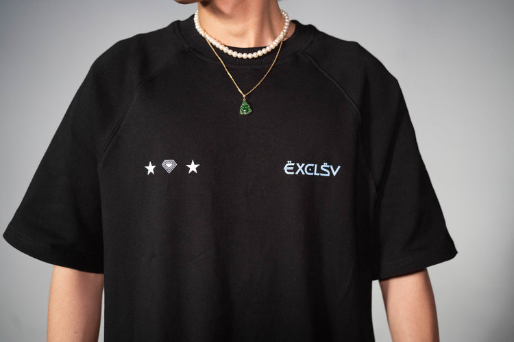Blue Logo Club T-Shirt - EXCLSV