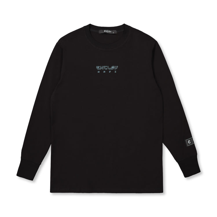 Blue Fusion Logo Long sleeve T-Shirt (5th Anniversary) - EXCLSV