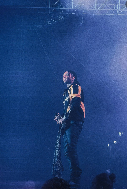Swae Lee wears EXCLSV Moto Jacket