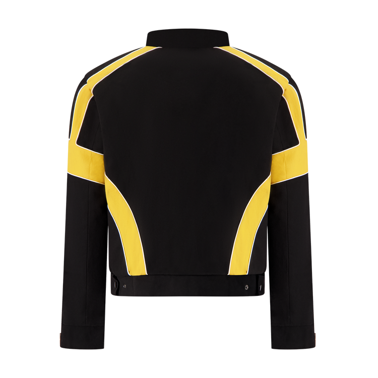 Black & Yellow Scorpio Moto Jacket