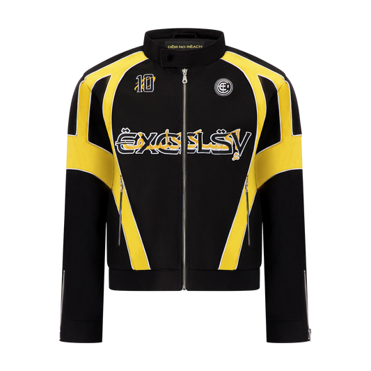 Black & Yellow Scorpio Moto Jacket - EXCLSV