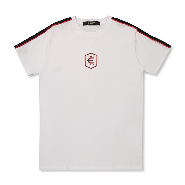 White Racer T-shirt - EXCLSV