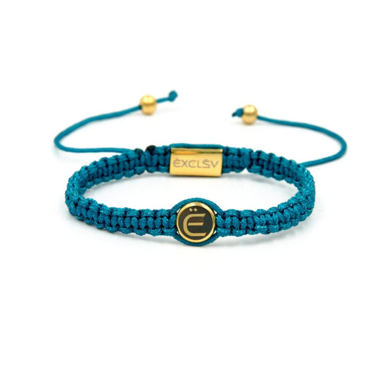 Turquoise Macrame Braided Bracelet - EXCLSV