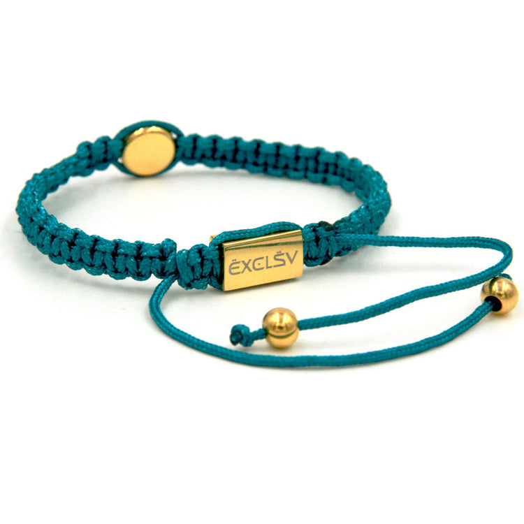 Turquoise Macrame Braided Bracelet - EXCLSV