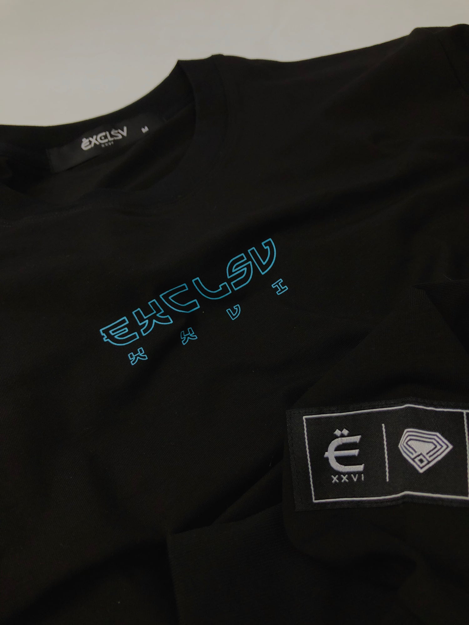 Blue Fusion Logo Long sleeve T-Shirt (5th Anniversary) - EXCLSV