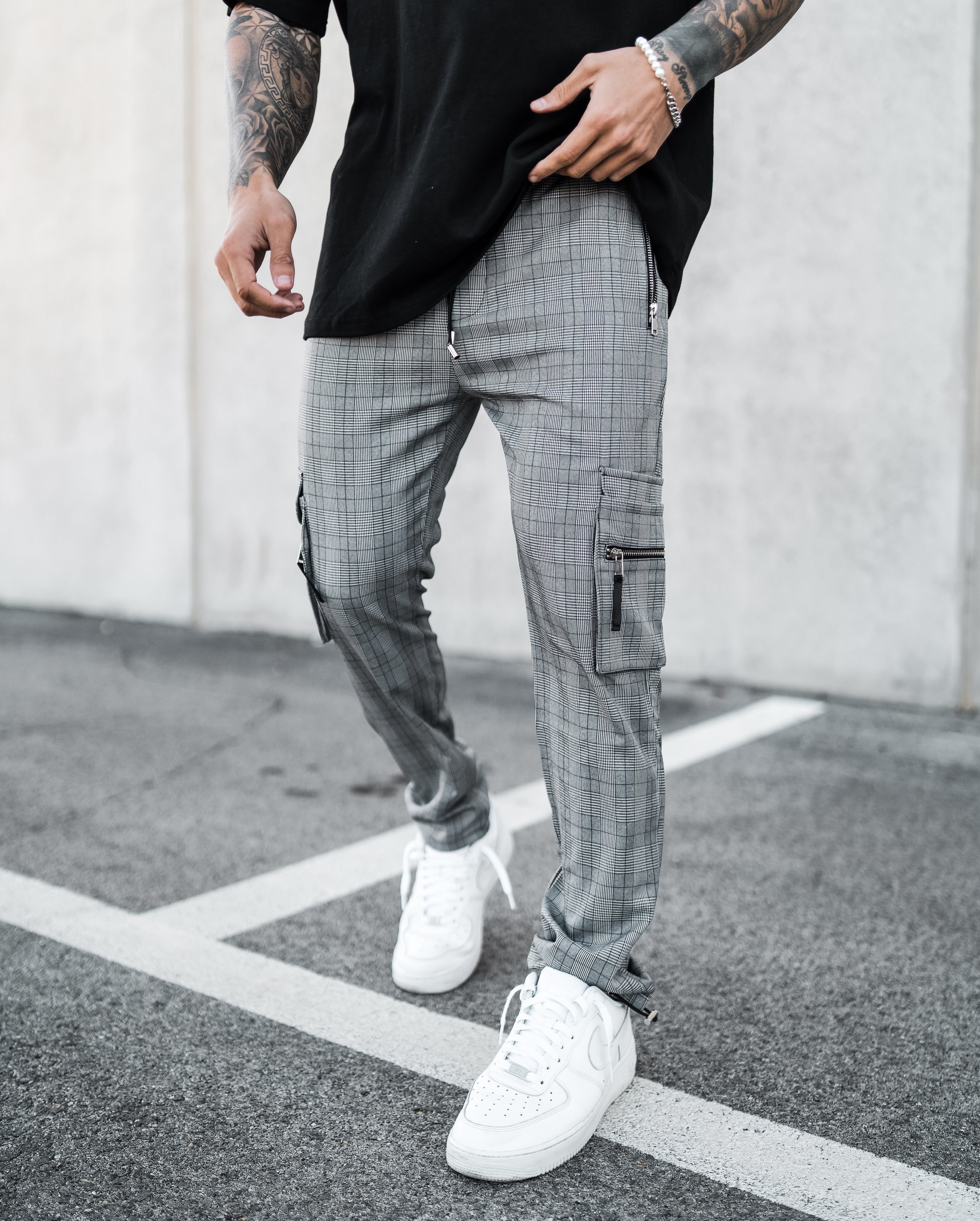 パンツ TODAYFUL Plaid Cargo Pants 36 24SS Plaid Cargo Pants 36