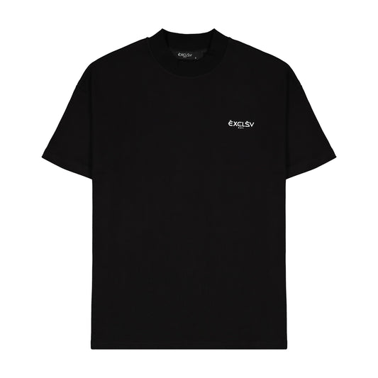 Black Classic Logo T-Shirt - EXCLSV